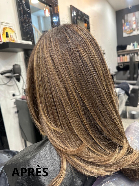 Après coloration